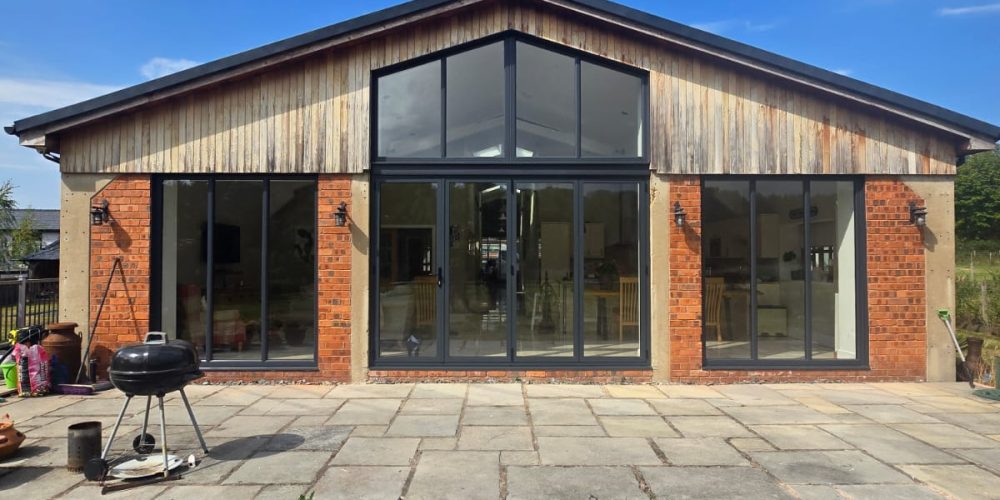 Anthracite Bifold Doors & Windows – Rhuallt, North Wales